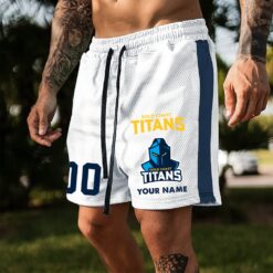 Auspiritmerch Gold Coast Titans Custom Name And Number Short Pants Gift For Fans