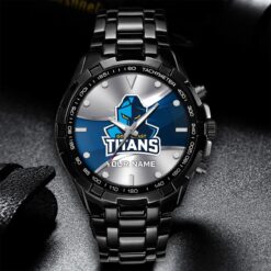 Auspiritmerch Gold Coast Titans Personalized Style Alloy Men Quartz Watch Gift For Fans