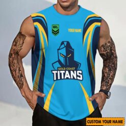 Auspiritmerch Gold Coast Titans Personalized Tank Top Gift For Fans