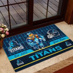 Auspiritmerch Gold Coast Titans Rug Gift For Fans