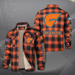Auspiritmerch GWS Giants Fleece Thermal Cotton Jacket Gift For Fans