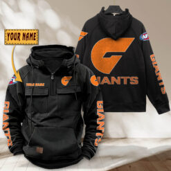 Auspiritmerch GWS Giants Personalized Sports Hoodie Zipper Gift For Fans