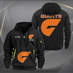 Auspiritmerch GWS Giants Personalized Sports Hoodie Zipper Gift For Fans