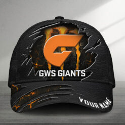Auspiritmerch GWS Giants Sports Personalized Classic Cap Gift For Fans
