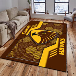 Auspiritmerch Hawthorn Football Fashion Carpet Rug Gift For Fans
