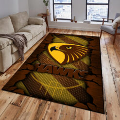 Auspiritmerch Hawthorn Football Fashion Carpet Rug Gift For Fans