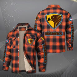 Auspiritmerch Hawthorn Football Fleece Thermal Cotton Jacket Gift For Fans