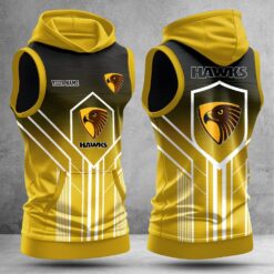 Auspiritmerch Hawthorn Football Hooded Tank Top Gift For Fans