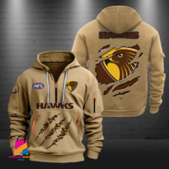 Auspiritmerch Hawthorn Football Sports Hoodie Zipper Gift For Fans