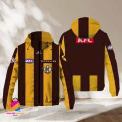Auspiritmerch Hawthorn Football Sports Windbreaker Jacket For Fans
