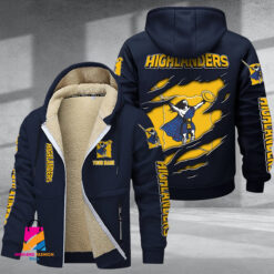 Auspiritmerch Highlanders Personalized Hooded Fleece Thermal Cotton Jacket Gift For Fans
