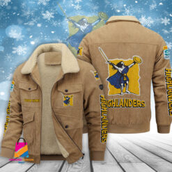 Auspiritmerch Highlanders Personalized Style Fleece Thermal Cotton Jacket