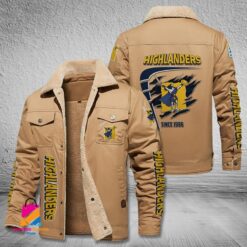 Auspiritmerch Highlanders Style Fleece Thermal Cotton Jacket