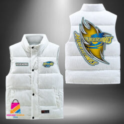 Auspiritmerch Hurricanes Personalized Style Sleeveless Puffer Jacket Gift For Fans