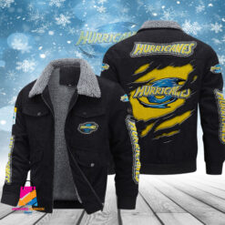 Auspiritmerch Hurricanes Style Fleece Thermal Cotton Jacket