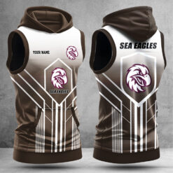 Auspiritmerch Manly Warringah Sea Eagles Hooded Tank Top Gift For Fans