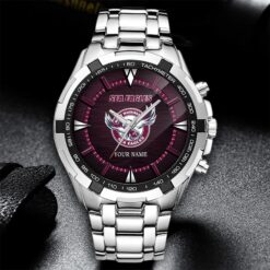 Auspiritmerch Manly Warringah Sea Eagles Personalized Style Alloy Men Quartz Watch Gift For Fans