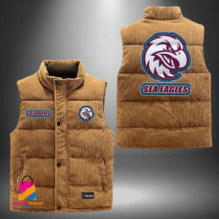 Auspiritmerch Manly Warringah Sea Eagles Personalized Style Sleeveless Puffer Jacket Gift For Fans