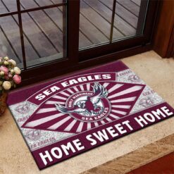 Auspiritmerch Manly Warringah Sea Eagles Rug Gift For Fans