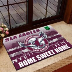 Auspiritmerch Manly Warringah Sea Eagles Rug Gift For Fans
