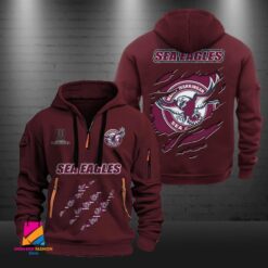 Auspiritmerch Manly Warringah Sea Eagles Sports Hoodie Zipper Gift For Fans