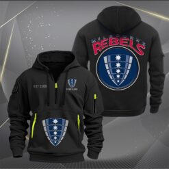 Auspiritmerch Melbourne Rebels Personalized Sports Hoodie Zipper Gift For Fans