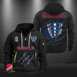 Auspiritmerch Melbourne Rebels Sports Hoodie Zipper Gift For Fans