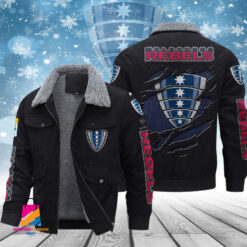 Auspiritmerch Melbourne Rebels Style Fleece Thermal Cotton Jacket