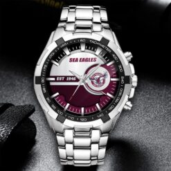 Auspiritmerch Manly Warringah Sea Eagles Style Alloy Men Quartz Watch Gift For Fans