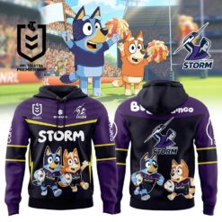 Auspiritmerch Melbourne Storm x Bluey and Bingo Hoodie