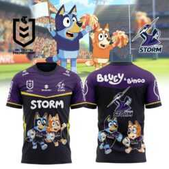 Auspiritmerch Melbourne Storm x Bluey and Bingo Shirt