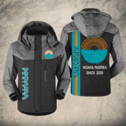 Auspiritmerch Moana Pasifika Parka Windbreaker Jacket Gift For fans