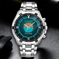 Auspiritmerch Moana Pasifika Personalized Style Alloy Men Quartz Watch Gift For Fans