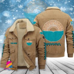 Auspiritmerch Moana Pasifika Personalized Style Fleece Thermal Cotton Jacket
