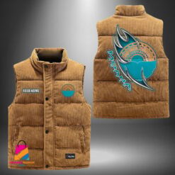 Auspiritmerch Moana Pasifika Personalized Style Sleeveless Puffer Jacket Gift For Fans