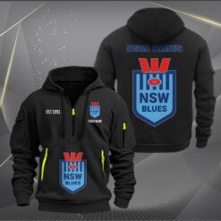 Auspiritmerch New South Wales Blues Personalized Sports Hoodie Zipper Gift For Fans