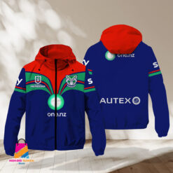 Auspiritmerch New Zealand Warriors Sports Windbreaker Jacket For Fans
