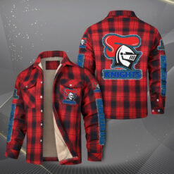Auspiritmerch Newcastle Knights Fleece Thermal Cotton Jacket Gift For Fans