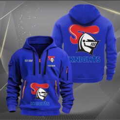 Auspiritmerch Newcastle Knights Personalized Sports Hoodie Zipper Gift For Fans