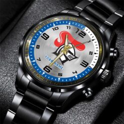 Auspiritmerch Newcastle Knights Personalized Stainless Steel Hand Watch Gift For Fans