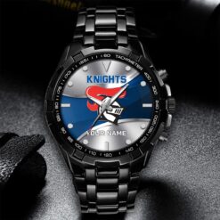 Auspiritmerch Newcastle Knights Personalized Style Alloy Men Quartz Watch Gift For Fans