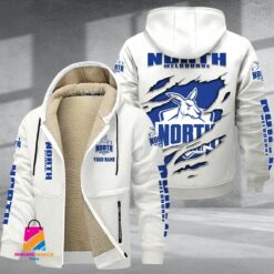 Auspiritmerch North Melbourne Football Personalized Hooded Fleece Thermal Cotton Jacket Gift For Fans