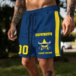 Auspiritmerch North Queensland Cowboys Custom Name And Number Short Pants Gift For Fans