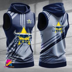 Auspiritmerch North Queensland Cowboys Hooded Tank Top Gift For Fans