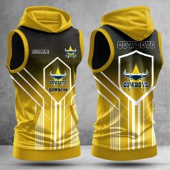 Auspiritmerch North Queensland Cowboys Hooded Tank Top Gift For Fans
