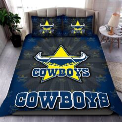 Auspiritmerch North Queensland Cowboys Personalized Bedding Set Gift For fans