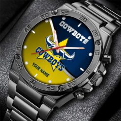 Auspiritmerch North Queensland Cowboys Personalized Fashion Hand Watch Gift For Fans