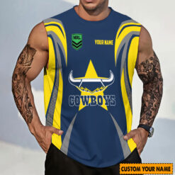 Auspiritmerch North Queensland Cowboys Personalized Tank Top Gift For Fans