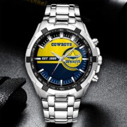 Auspiritmerch North Queensland Cowboys Style Alloy Men Quartz Watch Gift For Fans