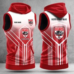 Auspiritmerch North Sydney Bears Hooded Tank Top Gift For Fans